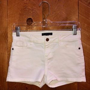 Girls fire los angeles white denim shorts